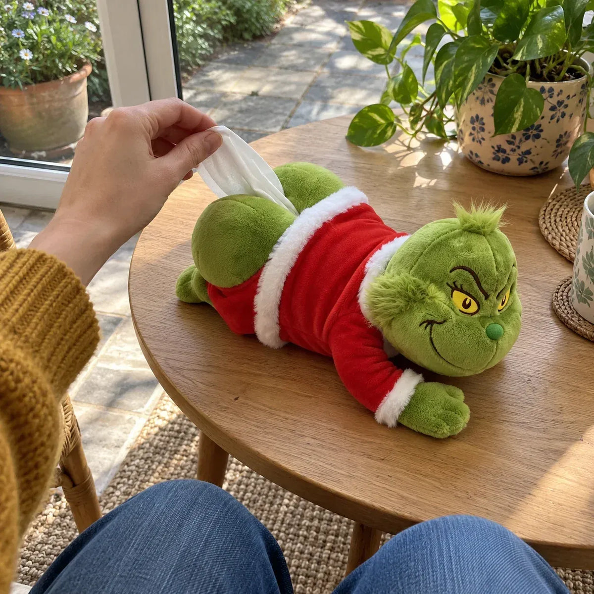Christmas Plush Tissue Holder
