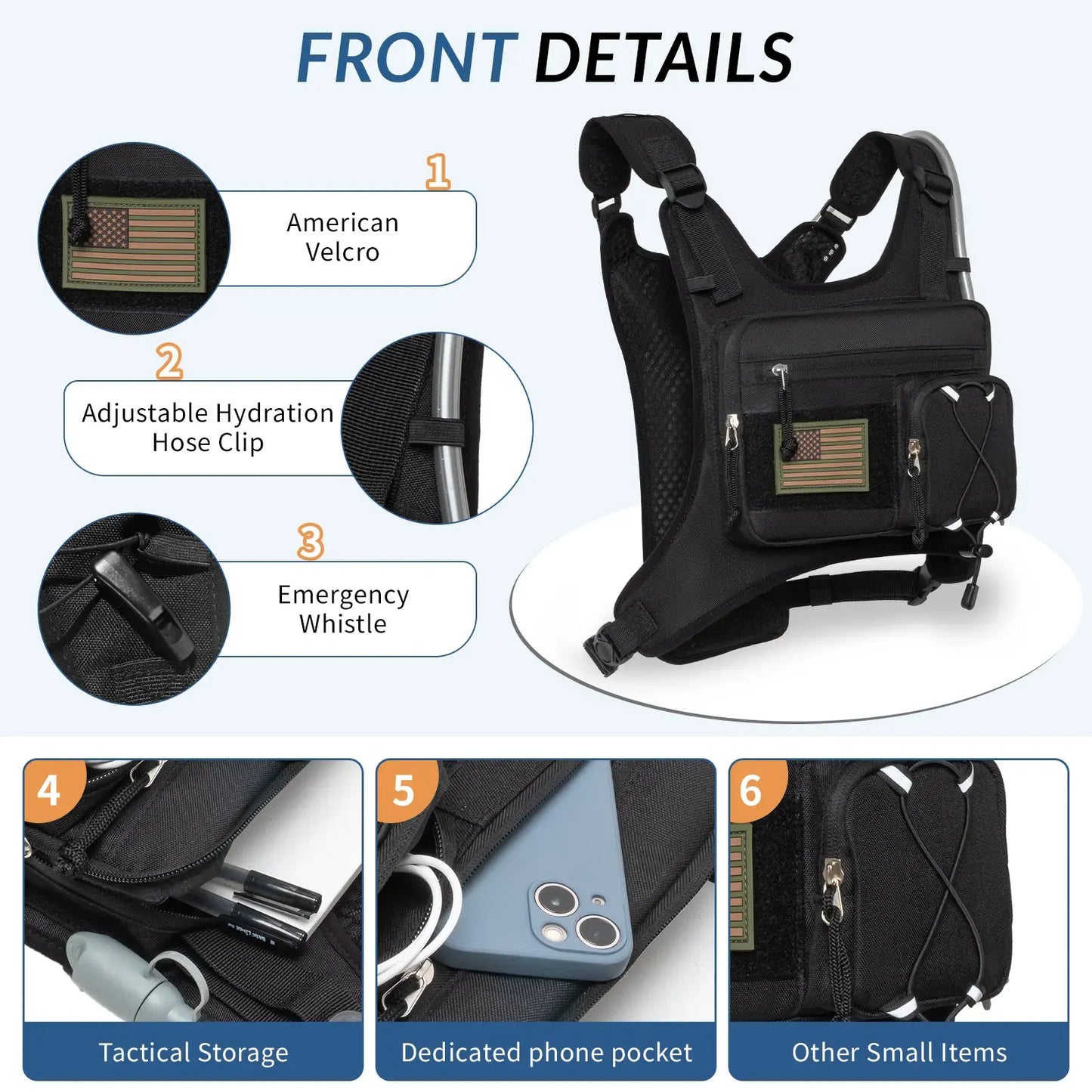 RunLight Tactical Hydration Vest