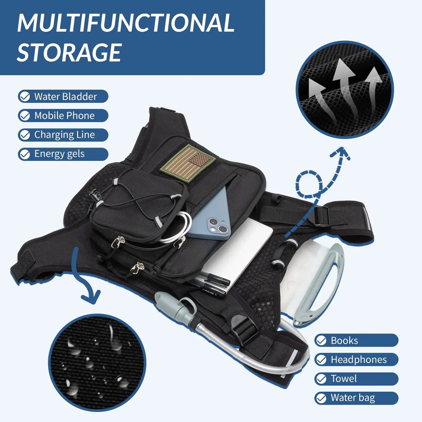 RunLight Tactical Hydration Vest