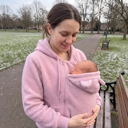 CozyCarry Fleece – 2-in-1 Babywearing Hoodie Carrier