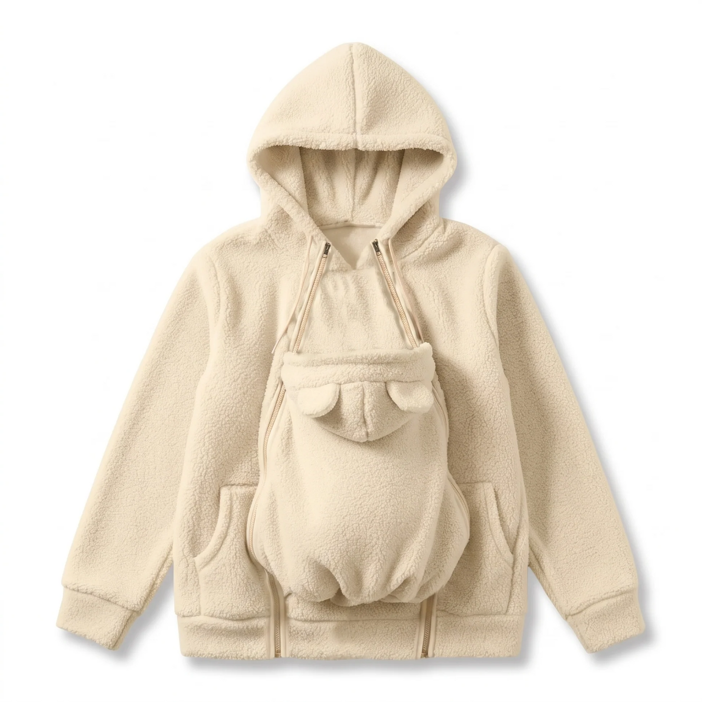 CozyCarry Fleece – 2-in-1 Babywearing Hoodie Carrier